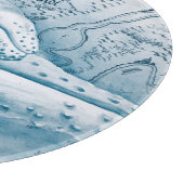 Humpbacks Vintage Karte Schneidebrett (Ecke)