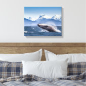Humpbackwal in Alaska Leinwanddruck (Insitu (Schlafzimmer))