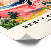 Humpbackwal in Badewanne Poster, Beachy Dopamin Poster (Ecke)