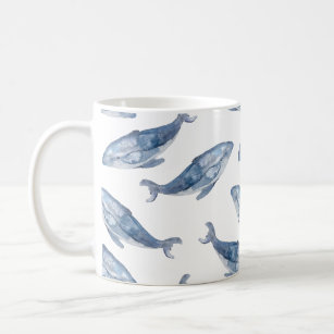 Humpbackwale in Aquarellen Kaffeetasse