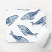Humpbackwale in Aquarellen Mousepad (Mit Mouse)