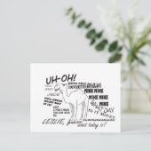HUMPDAY Postkarte (Stehend Vorderseite)