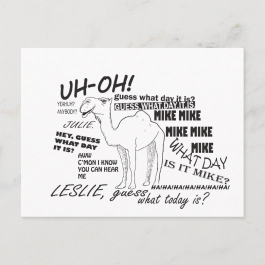 HUMPDAY Postkarte (Vorderseite)