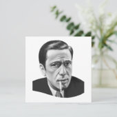 Humphrey Bogart Feiertagskarte (Stehend Vorderseite)