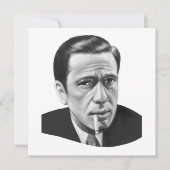Humphrey Bogart Feiertagskarte (Vorderseite)