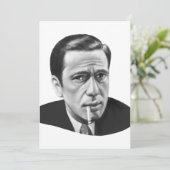 Humphrey Bogart Feiertagskarte (Stehend Vorderseite)