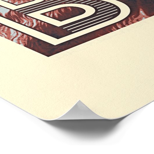 Humphrey Bogart Vector Artwork Poster (Ecke)