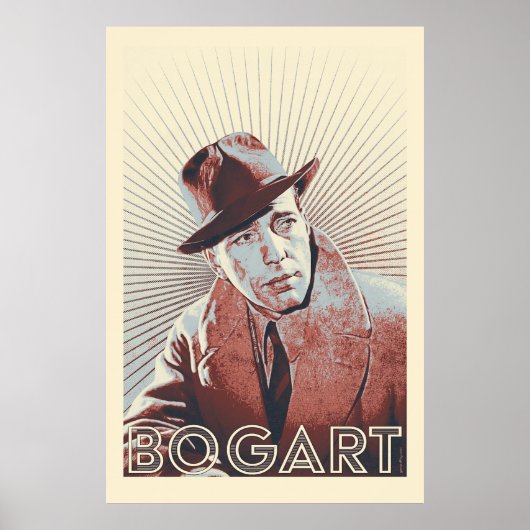 Humphrey Bogart Vector Artwork Poster (Vorne)
