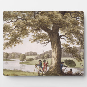 Humphrey Repton Vermessung mit einer Theodolite (C Fotoplatte