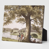 Humphrey Repton Vermessung mit einer Theodolite (C Fotoplatte (Seite)