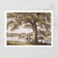 Humphrey Repton Vermessung mit einer Theodolite (C