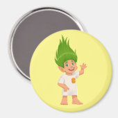 Humphrey Waves Hello Magnet (Vorderseite/Rückseite)