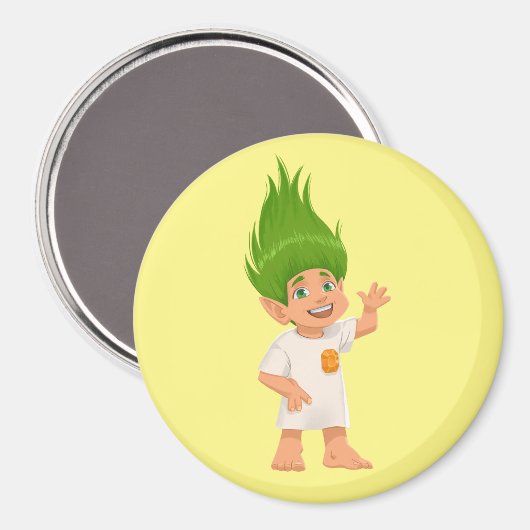 Humphrey Waves Hello Magnet (Vorderseite/Rückseite)