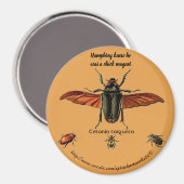 "Humphrey wusste, dass er ein Küken-Magnet war. Magnet (Vorderseite/Rückseite)