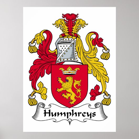 Humphreys Familienwappen Poster (Vorne)
