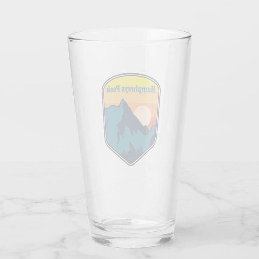 Humphreys Peak Arizona Glas (Rückseite)