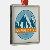 Humphreys Peak Arizona Ornament Aus Metall (Rechts)