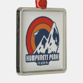 Humphreys Peak Arizona Ornament Aus Metall (Rechts)