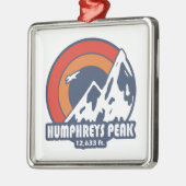 Humphreys Peak Arizona Ornament Aus Metall (Links)
