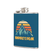 Humphreys Peak Arizona Retro Türkis Flachmann (Links)