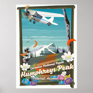 Humphreys Peak,Humphreys Peak,Flagstaff,Arizona Poster