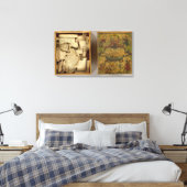 Humphries-Weltkarte Leinwanddruck (Insitu (Schlafzimmer))