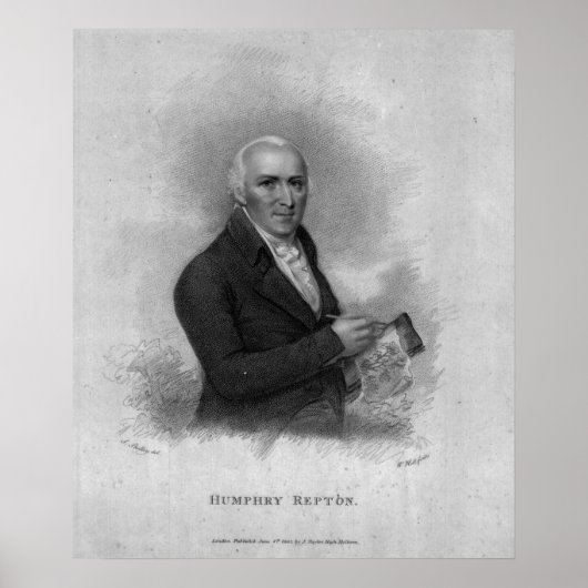 Humphry Repton Poster (Vorne)