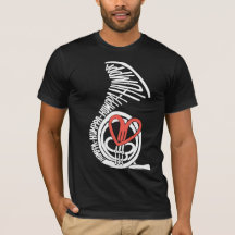 Humppa Liebe roter dunkler OM T - Shirt
