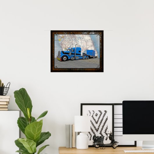 Humps 379 Map Poster (Heimbüro)