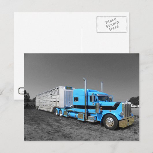 Humps Peterbilt 379 Postkarte (Vorne/Hinten)