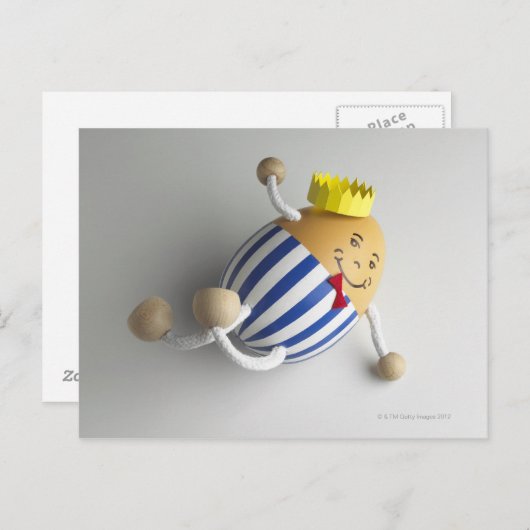 Humpty-Dummy Postkarte (Vorne/Hinten)