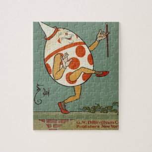 Humpty Dumpty, alte Mother-Goose-Kinderreimreime Puzzle