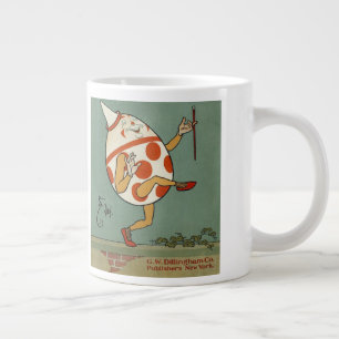 Humpty Dumpty, alte Mother-Goose-Kinderreimweise Jumbo-Tasse