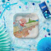 Humpty Dumpty auf Wall Mother Gänse Kinderzimmer R Pappteller (Party)