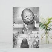 Humpty Dumpty Briefpapier (Stehend Vorderseite)