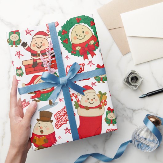 Humpty Dumpty Christmas Niedlich Geschenkpapier (Schenken)