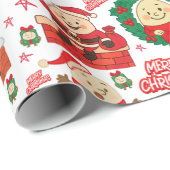 Humpty Dumpty Christmas Niedlich Geschenkpapier (Rolleneckpunkt)