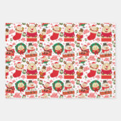 Humpty Dumpty Christmas Niedlich Geschenkpapier Set (Vorderseite 3)