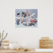 Humpty Dumpty Circus acrobats und Menagerie Poster (Küche)