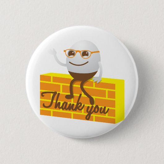 Humpty Dumpty danke Button (Vorderseite)