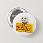 Humpty Dumpty danke Button (Vorne & Hinten)