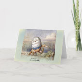 Humpty Dumpty erster Geburtstag Karte (Rückseite)