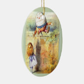 Humpty Dumpty erstes Weihnachten Keramikornament (Rechts)