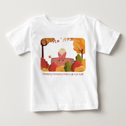 Humpty Dumpty Fall Baby Shirt (Vorderseite)