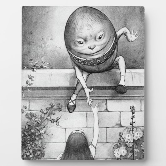 Humpty Dumpty Fotoplatte (Vorderseite)