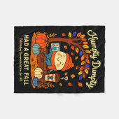 Humpty Dumpty Had A Great Fall Aac Awareness Speec Fleecedecke (Vorderseite (Horizontal))