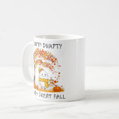 Humpty Dumpty Had A Great Fall Thanksgiving Autumn Kaffeetasse (Vorderseite Links)