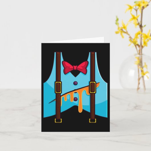 Humpty Dumpty Halloween-Kostüm Karte (Gelbe Blume)