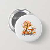 Humpty Dumpty hatte einen großen Erntedankfest Her Button (Vorne & Hinten)