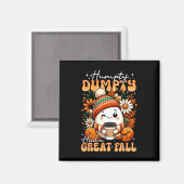 Humpty Dumpty hatte einen großen Fall Funny Egg Th Magnet (Vorderseite/Rückseite)